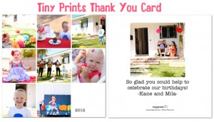 Kids' Birthday Thank You Photo Card