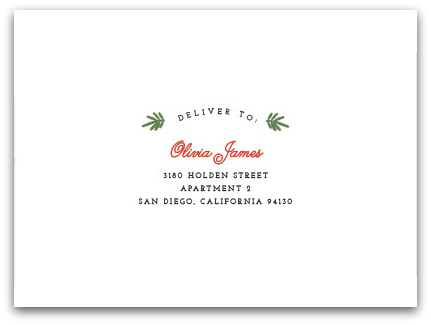 Free Envelope Design and Recipient Printing on Minted!